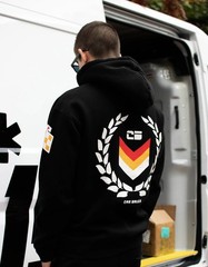 CARDRUGS 400MSG screen printed hoodie XL