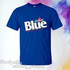 Clothing LABATT BLUE LIGHT Funny Logo TSHIRT Cotton Made In USA