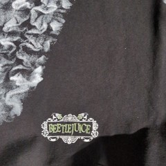 Civil Regime Beetlejuice Black Graphic Logo Crew Neck Short Sleeve T-Shirt XL