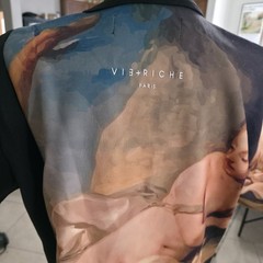 VIE+RICHE PARIS Men’s Shark Graphic Print T-Shirt Blue Size Small