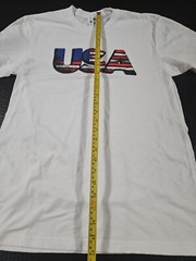 Next Level Mens White Tshirt USA size Medium