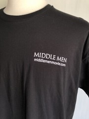 MIDDLE MEN (2009) Official Luke Wilson Giovanni Ribisi FILM CREW T-Shirt Sz 2XL