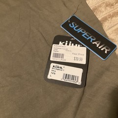 KUHL T-Shirt Mens Large Olive Superair Wildfibre Short Sleeve Tee 7476