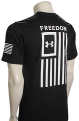 Under Armour Freedom Flag T-Shirt – Black – New