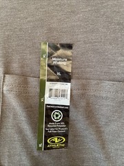 Athletic Works Men’s Taupe Long Sleeve Crew Neck Pocket Tee Size XL New With Tag