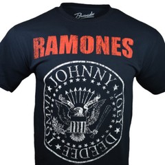 Ramones HEY HO LETS GO Mens T Shirt S M L XL Band Rock and Roll Tee Black NEW