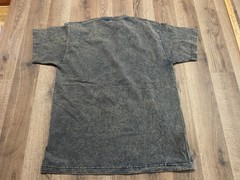 Alstyle Apparel & Activewear Shirt, Men’s Size Medium, Black Bleach Wash