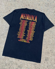 Metallica Summer Tour 1998 Black 2 side T-shirt S-5XL