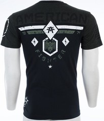 American Fighter Men’s T-shirt FAIRBANKS Athletic Biker Black MMA S-3XL