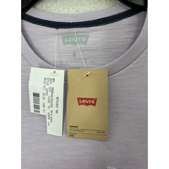 Levis Mens T-Shirt Purple Heathered Pocket Classic Fit Crew Neck Tee M New