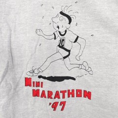 Vintage Mini Marathon T Shirt Mens Size Medium 90s Union Texas Pakistan Karachi