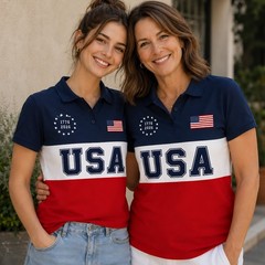 250th Anniversary Star Patriotic Polo United States Of America 1776-2026 (S-5XL)