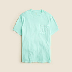 NWT – J. CREW Men’s Vintage-Wash Cotton Pocket T-Shirt Deep Spearmint Sz L – $39