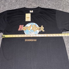 Vintage Hard Rock Cafe Shanghai Graphic Print T-Shirt XL Black New With Tag