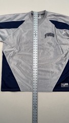 Vintage FUBU Sports Jersey XXL Grey Navy Mesh Y2K Hip Hop Streetwear Shirt