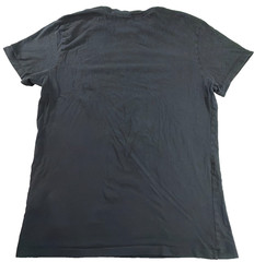 Guess Los Angeles Mens Large Black Gold Triangle Question Mark Graphic Tee Shirt