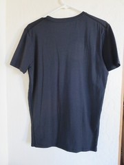 TRUE RELIGION MEN’S SHORT SLEEVE RUBBER METALLIC TEE SHIRT, BLACK, XXL, NWT $89