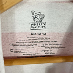 Where is Waldo Short Sleeve T-shirt Adult Unisex Size Medium NWT