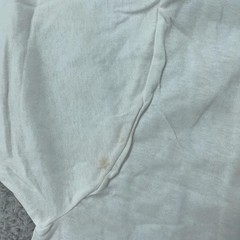 Vtg Blank White DPSC by BVD Shirt Mens Small 100% Combed Cotton Crewneck Plain