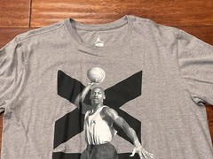 Nike Jordan Retro 11 XI Concord Gray Mens Large Jumpman Graphic Logo T Shirt