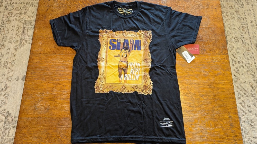 Slam Magazine/Mitchell and Ness Wilt Chamberlin T-Shirt Brand New w/ Tags Size L