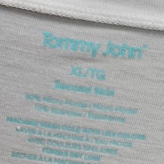 Tommy John Second Skin T Shirt Men XL White Stretch Base Layer Tee No Stains