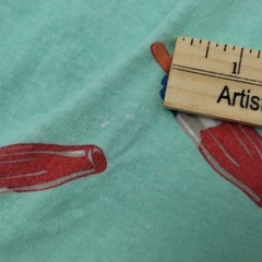 Knocker Bocker Shirt Mens Medium M Short Sleeve Vintage Popsicle Print Blue *
