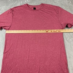 Gildan Soft Style T-Shirt Mens Large Red Short Sleeve Polyester Bamboo Casual