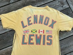 Roots Of Fight Bloodlines Lennox Lewis KRONK Boxing T Shirt Faded Medium Mens