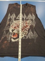 Custom-Cut Def Leppard Mucsle Tank size XXL