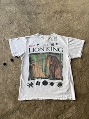 Vintage 90s Lion King Single Stitch Promo Shirt Size S Nala Simba Walt Disney
