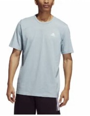 Adidas Men’s Short Sleeve Tee Shirt Moisture Wicking with Logo | H11