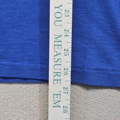 Vintage Number 1 Dad T-Shirt Blue Medium Made in USA Single Stitch