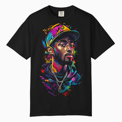 Neon Urban Streetwear Graphic Tee, Comfort Colors T Shirt, Unisex Streetwear Tee