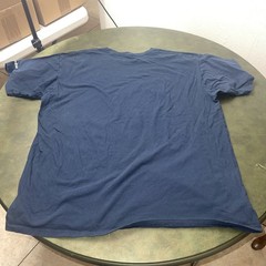 columbia t shirt men size XXL Navy Blue, Big Logo At Front