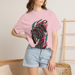 Retro Sport Saber Panther T-Shirt Graphic
