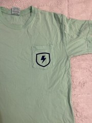 Comfort Colors T-Shirt Medium Pocket Double Sided Teal “Defender Outdoors”