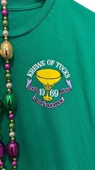 Krewe of Tucks Mardi Gras Unisex T-Shirt Small Men’s or Medium Women’s