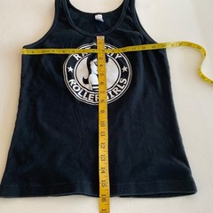 VTG Y2K Rat City Rollergirls Tank Top – American Apparel Classic Girl Large blk