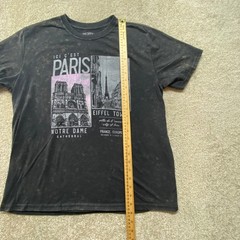 Mighty Fine Shirt Mens 2X Paris Notre Dame Eiffel Tower Graphic Tee Unisex