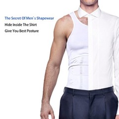 Fajas Para Hombres Faja Reductora De Hombre Men Body Shapers Abdomen Control Tee