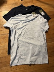 Mens 2 Goodfellow & Co. Lyandale Tee Shirts Size M Pale Blue And Dark Blue NEW