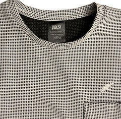 Publish Brand T-Shirt Black & White Streetwear Pocket Side Vent Round Hem Small