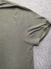 NWT Stone Rose Mens 2XL Short Sleeve Henley Olive Khaki Green Stretch HRT2007