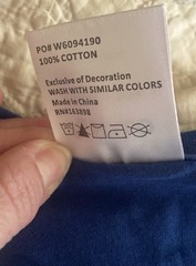 Halo Exclusive Lowe’s 365 Injury Free Blue Adult Size Large T-shirt-100% Cotton