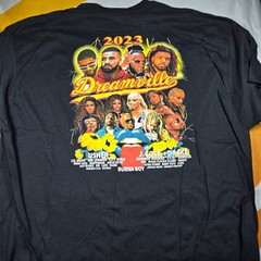 Dreamville Festival 2023 Shirt Usher J Cole Drake Burna Boy Double Sided NWOT