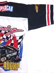 Vtg 90s Arctic ASG Arctic Sport Racing Jersey Shirt Mens XL AOP Drag Car 400 HP