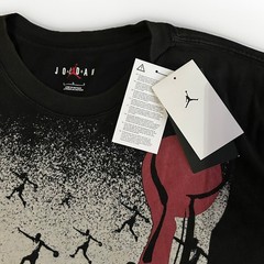 Nike Air Jordan Men’s Black Graphic T-Shirt Large Oversized HQ8982-010 NWT