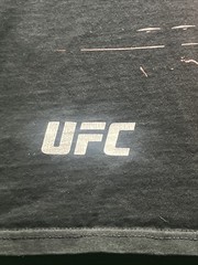 UFC Hasbulla Magomedov Graphic T Shirt Black Mens Large 100% Cotton