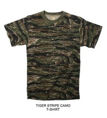 Tiger Stripe Camo T-Shirt Army Special Forces Navy SEAL’s USAF Military Veteran
